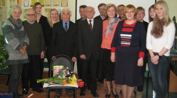 Tikšanās ar sporta veterāniem Franci Sjomkānu un Jāni Knodzi