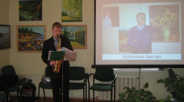 Vjačeslava Aprupa gleznu izstādes 