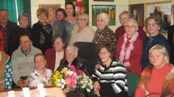 Jēkabpilieti Vilmu Krūmiņu suminot