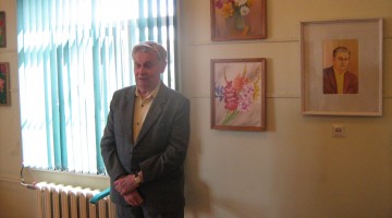 Atklāta Franča Sokolovska gleznu izstāde 