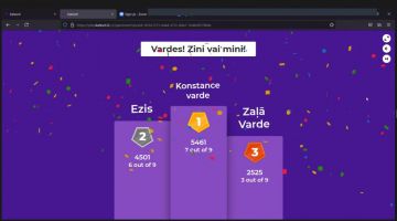 Tiešsaistes nodarbība “Ielec vasarā!”