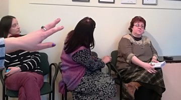 Valijas Burtinas zīmējumu izstādes atklāšana