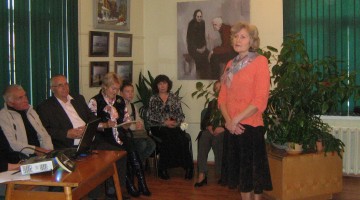 Josifa Kačanovska retrospektīvās izstādes atklāšana