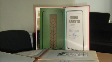 Lauktehnikas darbinieku tikšanās ar Daini Ģēģeri