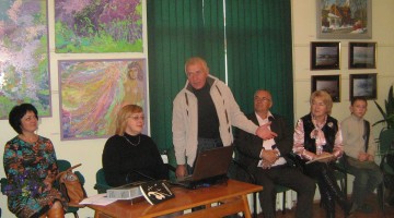 Josifa Kačanovska retrospektīvās izstādes atklāšana