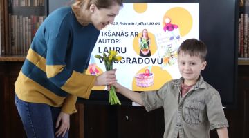 Radoša tikšanās ar rakstnieci Lauru Vinogradovu