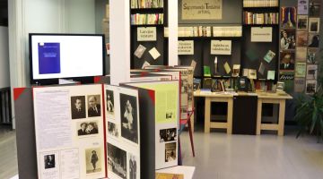 Izstādes “Cilvēks un viņa bibliotēka. Ieskats akadēmiķa Sigizmunda Timšāna arhīvā” atklāšana