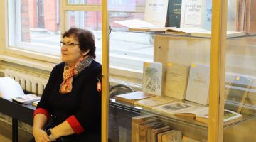 Izstādes “Cilvēks un viņa bibliotēka. Ieskats akadēmiķa Sigizmunda Timšāna arhīvā” atklāšana