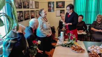Kultūras ministrijas Atzinības raksta pasniegšana rakstniecei Lūcijai Ķuzānei