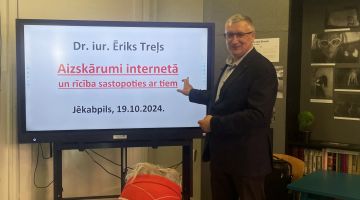 Par aizskārumiem internetā un rīcību, sastopoties ar tiem.