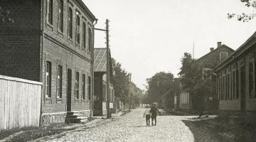 1930.gados Smilšu un Ganu ielas krustojums