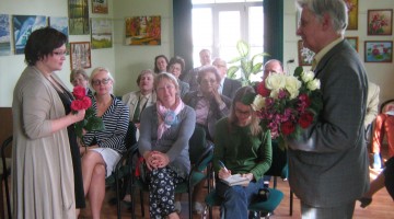 Atklāta Franča Sokolovska gleznu izstāde 