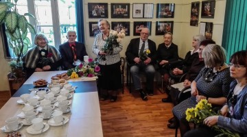 Kultūras ministrijas Atzinības raksta pasniegšana rakstniecei Lūcijai Ķuzānei