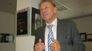 Lauktehnikas darbinieku tikšanās ar Daini Ģēģeri