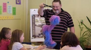 Nodarbība kopā ar leļļu meistaru Juri Abramenko 