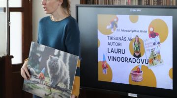Radoša tikšanās ar rakstnieci Lauru Vinogradovu