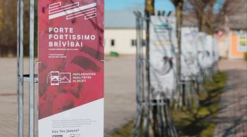 Paplašinātās realitātes plakāti “Forte Fortissimo Brīvībai”