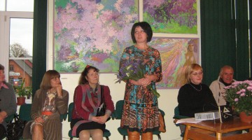 Josifa Kačanovska retrospektīvās izstādes atklāšana