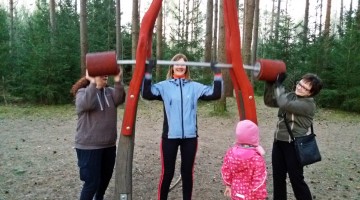 Sportojām Mežaparkā
