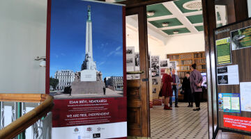  Izstādes “Esam brīvi, neatkarīgi” Veltījums deklarācijai “Par Latvijas Republikas neatkarības atjaunošanu” atklāšana