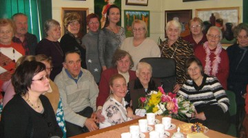 Jēkabpilieti Vilmu Krūmiņu suminot