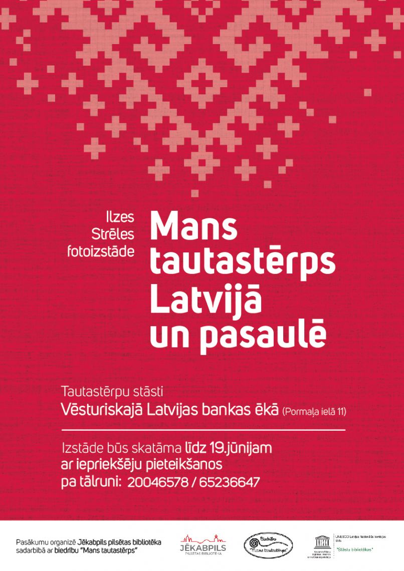 Ilzes Strēles fotoizstāde “Mans tautastērps Latvijā un pasaulē”