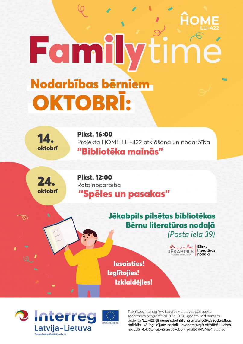 Projekta HOME LLI-492 atklāšana un nodarbība “Bibliotēka mainās” 