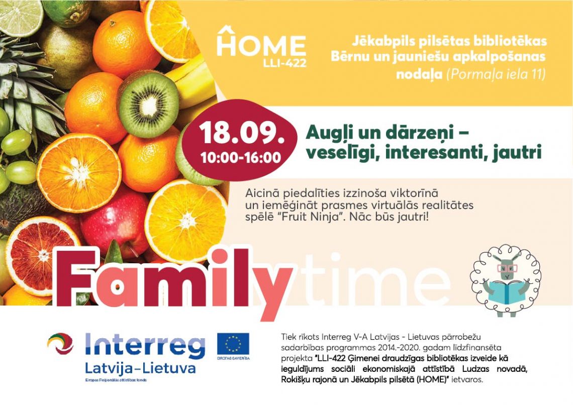Augļi un dārzeņi – veselīgi, interesanti, jautri