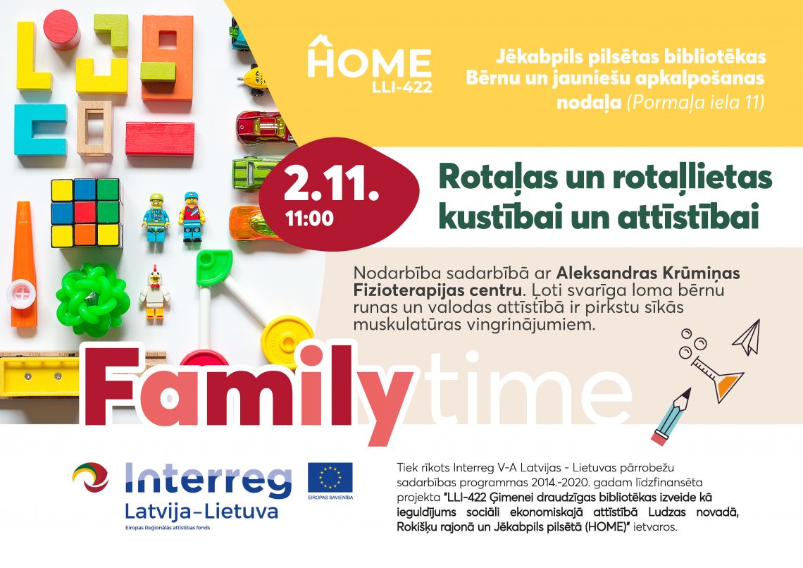 Rotaļas un rotaļlietas kustībai un attīstībai.