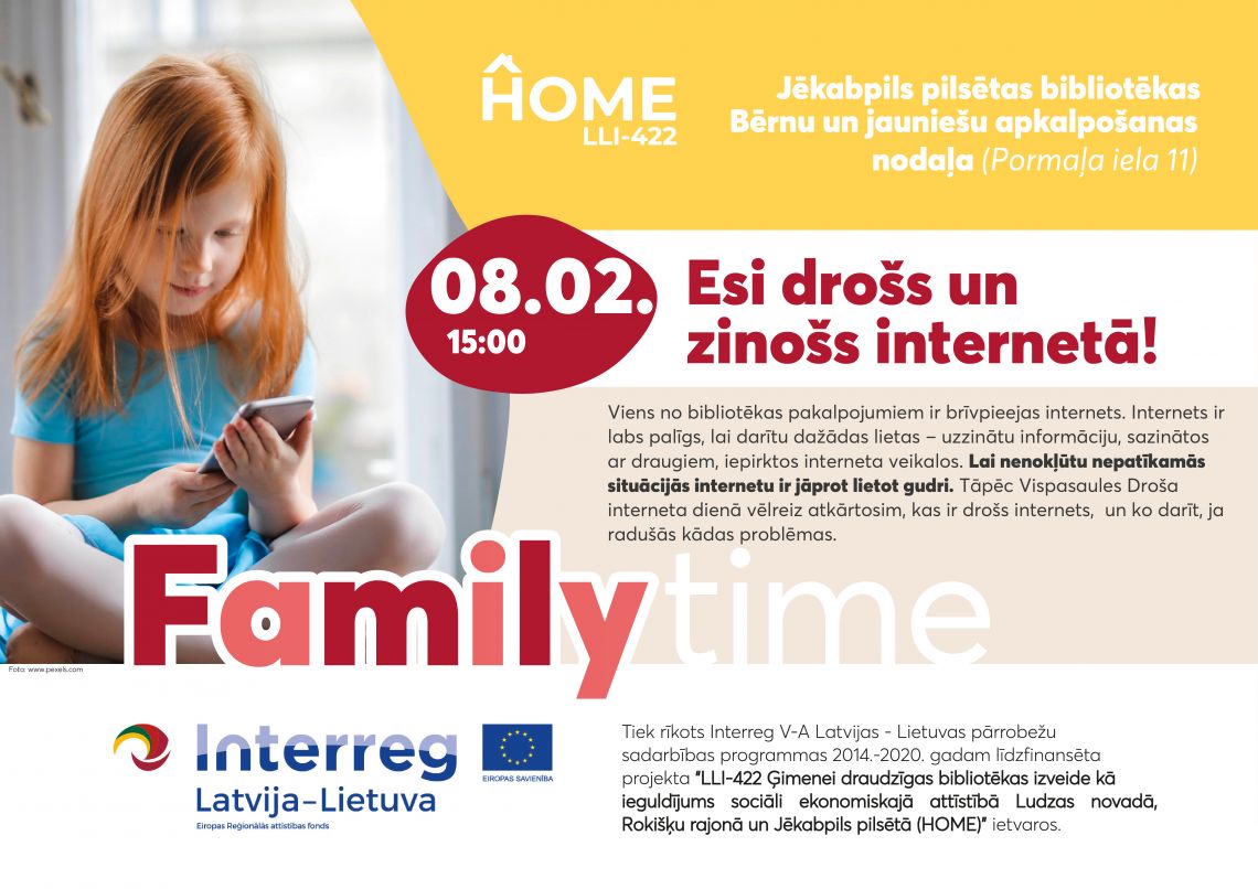 Esi drošs un zinošs internetā!