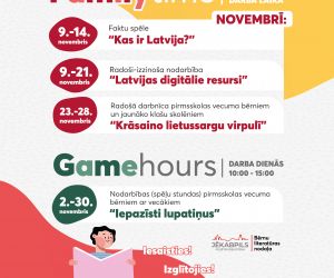 Radošā darbnīca “Krāsaino lietussargu virpulī” pirmsskolas vecuma bērniem un jaunāko klašu skolēniem (projekta HOME LLI-492 aktivitātes “Family time” ietvaros)