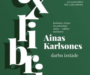Īpašuma, cieņas un pateicības zīmes – exlibra meistares Ainas Karlsones darbu izstāde