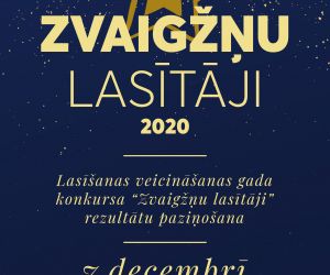 Lasīšanas veicināšanas gada konkursa “Zvaigžņu lasītāji” rezultātu paziņošana