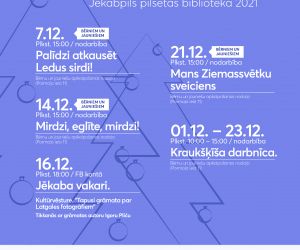 Decembra pasākumi bibliotēkā
