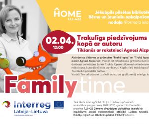 Trakulīgs piedzīvojums  kopā ar autoru Tikšanās ar rakstnieci Agnesi Aizpurieti