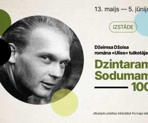 Izstāde “Džeimsa Džoisa romāna “Uliss” tulkotājam Dzintaram Sodumam – 100”
