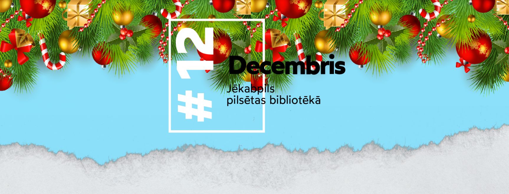 DECEMBRIS BIBLIOTĒKĀ