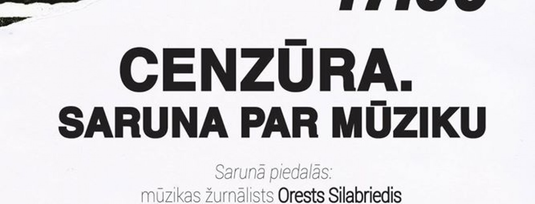 Cenzūra. Saruna par mūziku