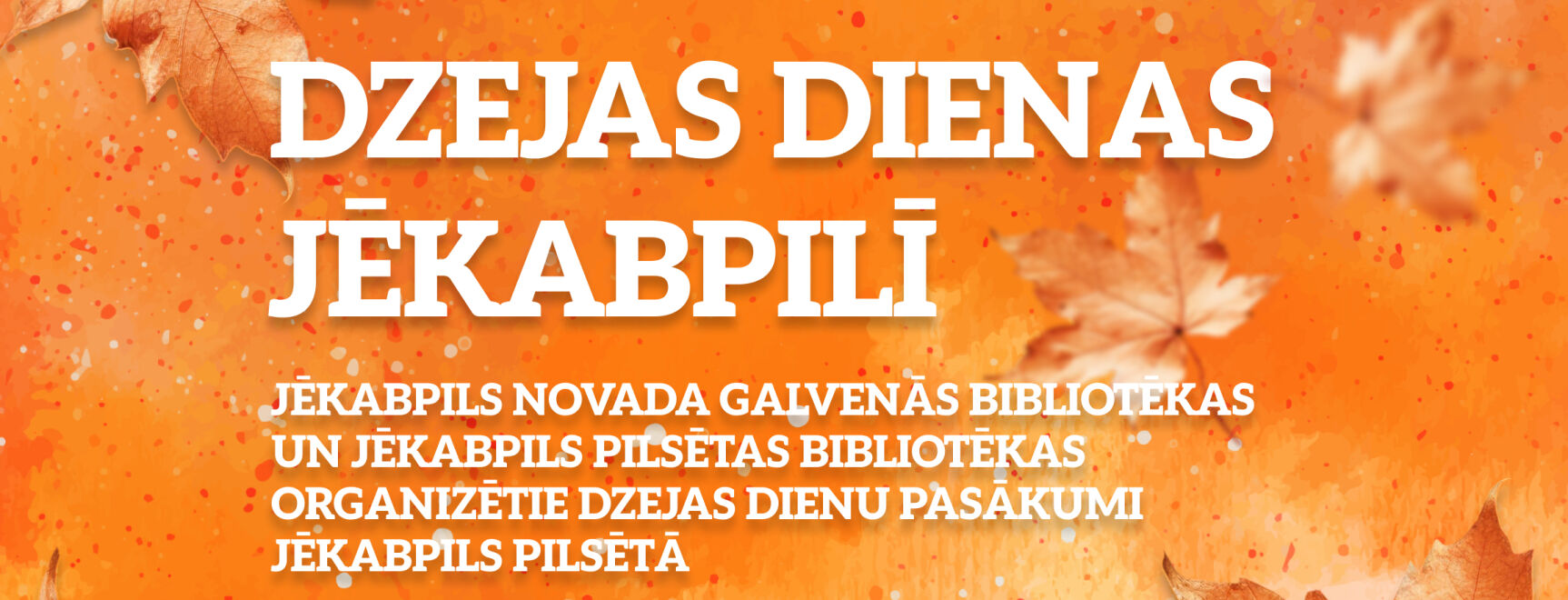 Dzejas dienas Jēkabpilī