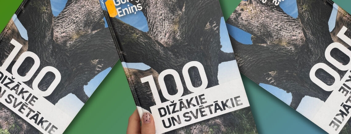 Vienas grāmatas izstāde “Grāmata – laikmeta lieciniece. Guntis Eniņš. “100 dižākie un svētākie””