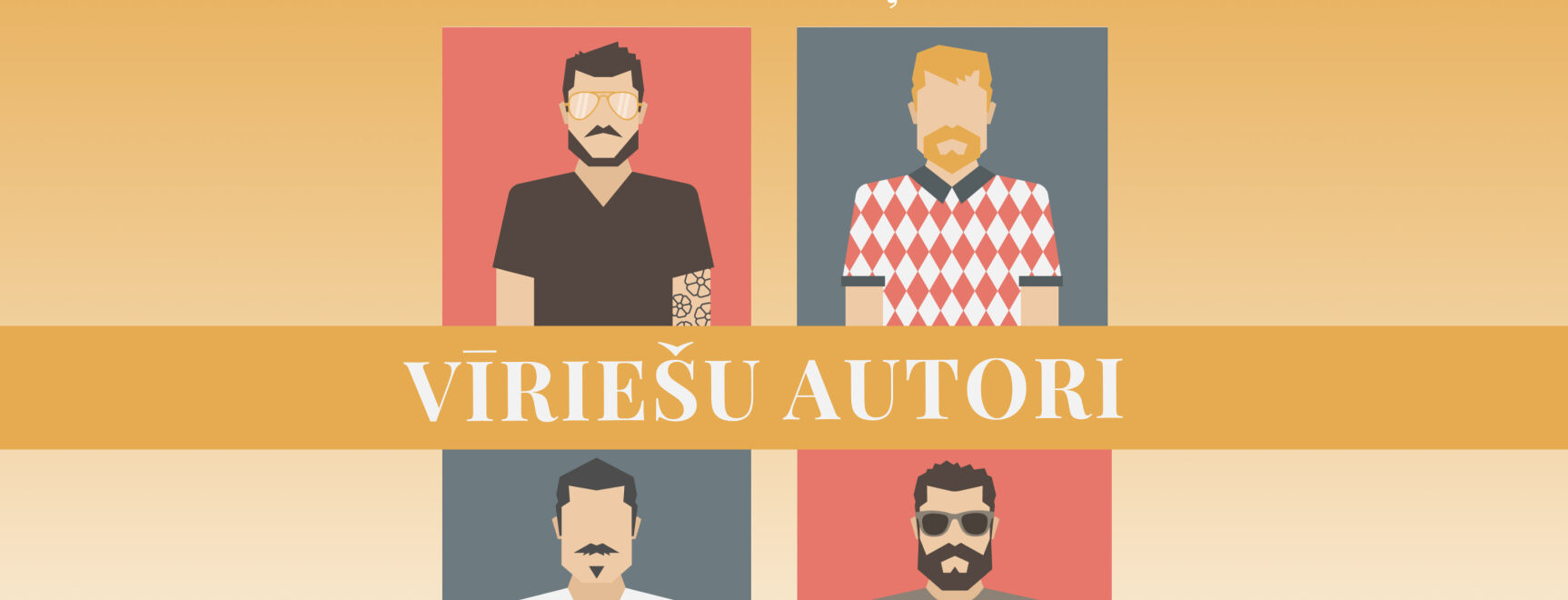 Tikšanās Lasītāju klubiņā - Vīriešu autori