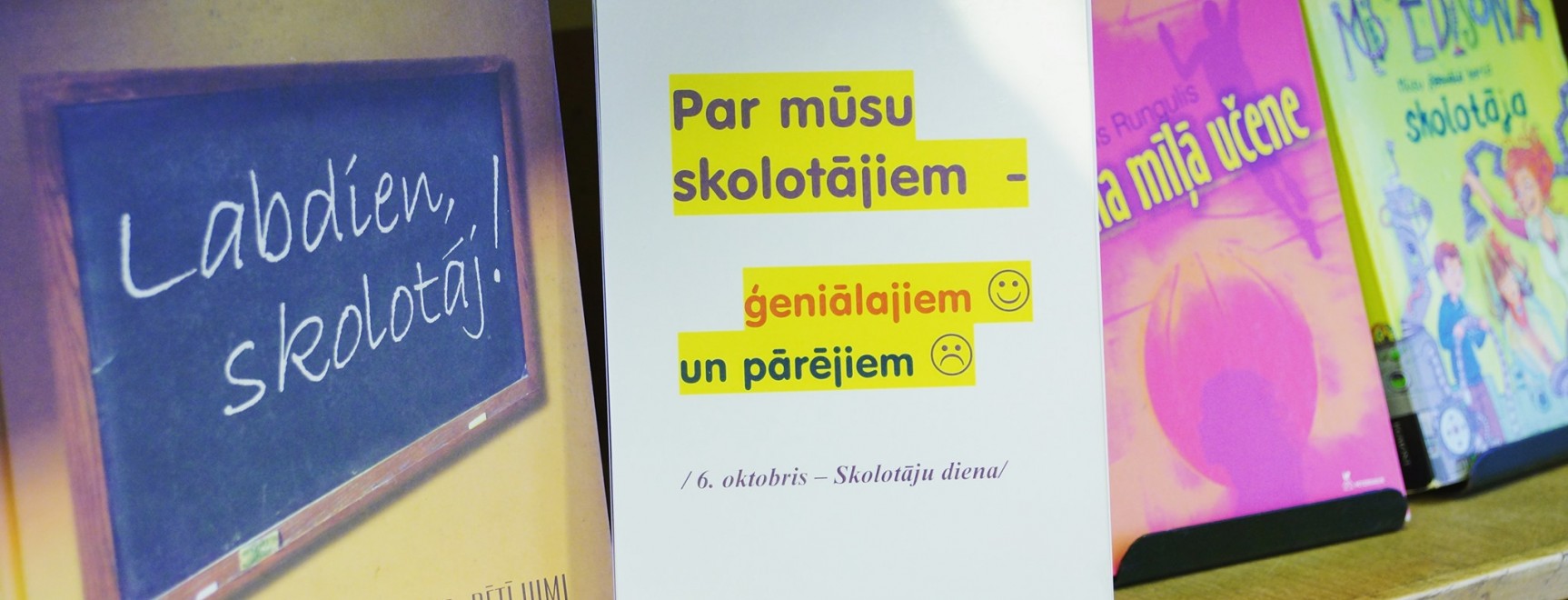 6.oktobris - Skolotāju diena!