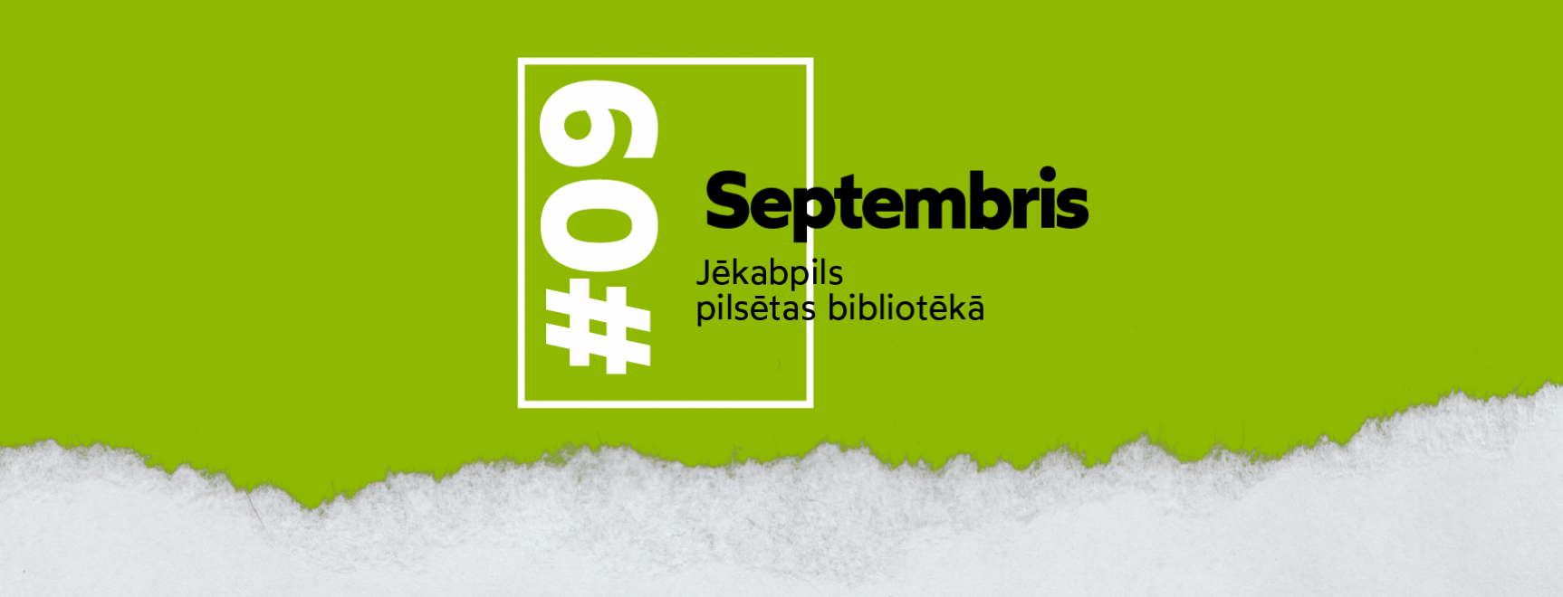 Septembra pasākumi bibliotēkā