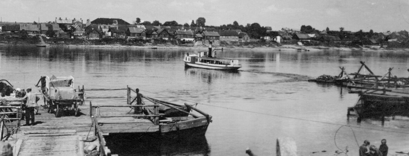 Fotocikls “Objektīvā vēsture. Daugava”. Vienas fotogrāfijas izstāde “Jēkabpils pārceltuve”