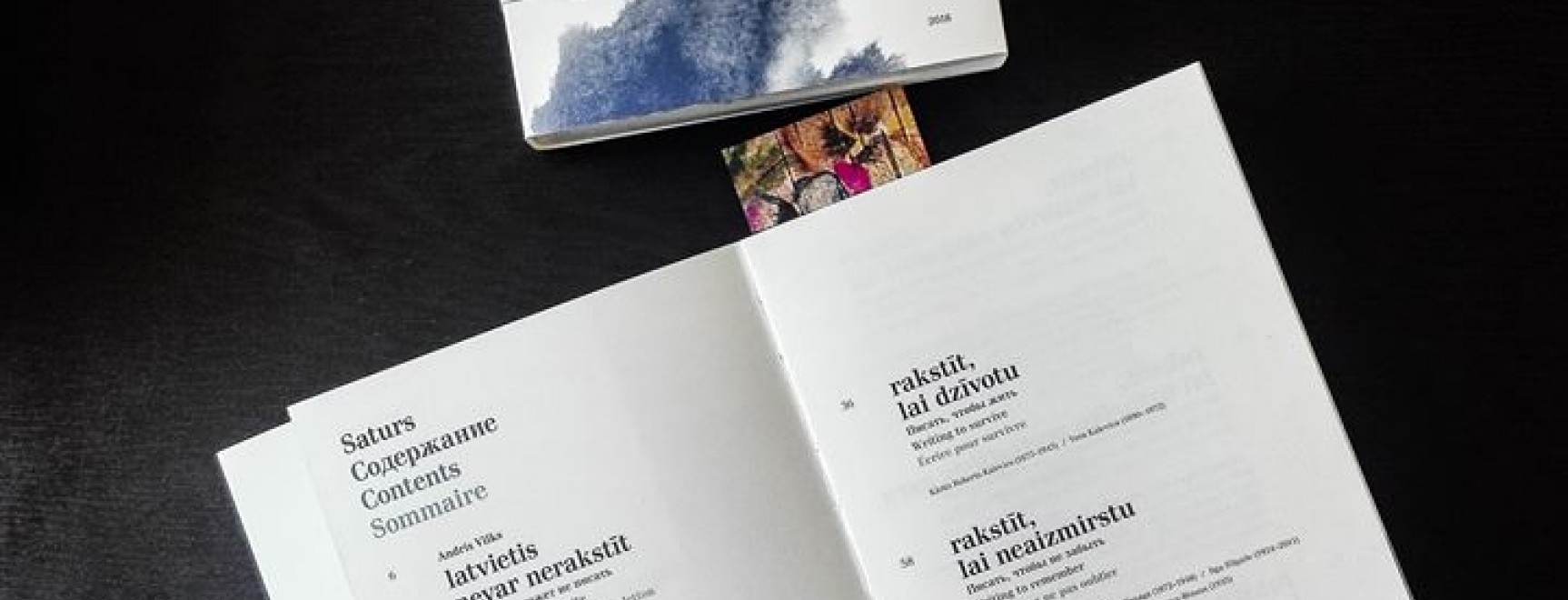 Vēstule uz bērza tāss.