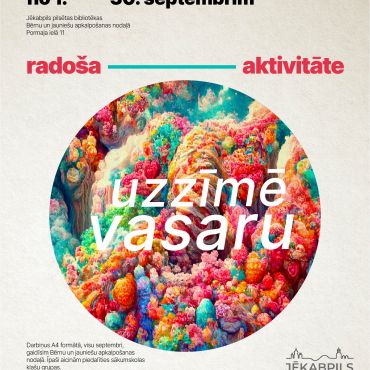 Radoša aktivitāte “Uzzīmē vasaru”