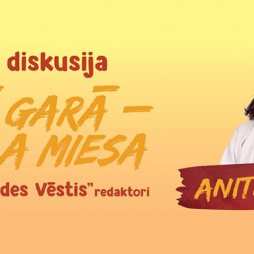Tikšanās ar žurnāla “Vides Vēstis” redaktori Anitru Toomu